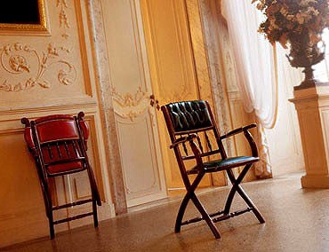 Stuhl klappbar mit Armlehnen Auditorium, Mascheroni (Klappstuhl stapelbar)