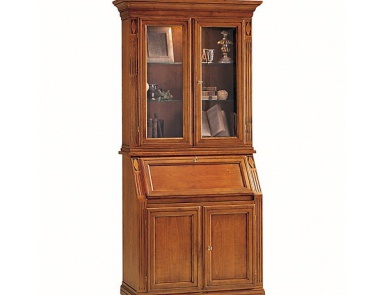 Büro aus Massivholz, SELVA (Schreibschrank)