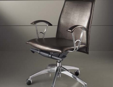 Stuhl für Büro / Arbeitszimmer, Erga - Smania