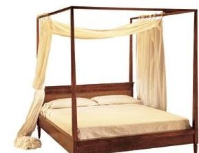 Doppelbett mit Baldachin Luigi XVI, Morelato