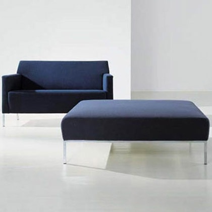 Blätterteig auf einem Rahmen aus verchromtem Stahl oder massiver Eiche Steel, Moroso