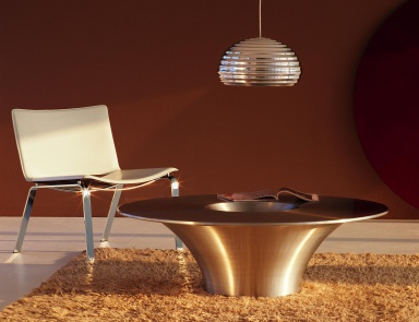 Tisch Couchtisch aus Aluminium oder Stahl Alien, Cattelan Italia