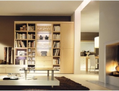 Bücherregal aus Holz Encado, Hulsta