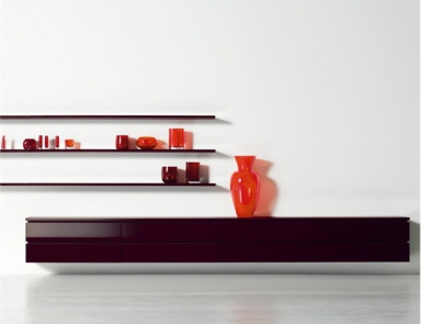 Regal aus Glasplatten Cube, Interluebke