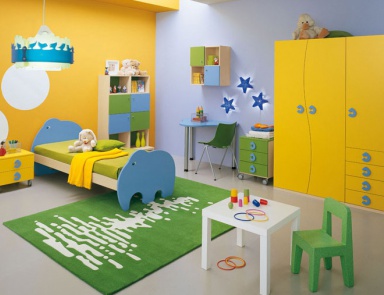 Wand Kinder aus Spanplatten und Melamin-Comp.1, Julia Arredamenti