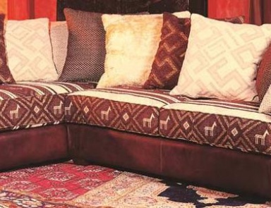 Sofa Ecke auf einem Rahmen aus Pappel Aladin, Mantellassi