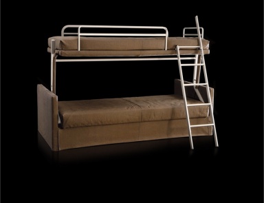 Etagenbett auf Metallrahmen George, Milano Bedding