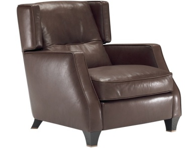 Sessel auf einem Rahmen aus massivem Holz gepolstert Leder Amadeus, Natuzzi
