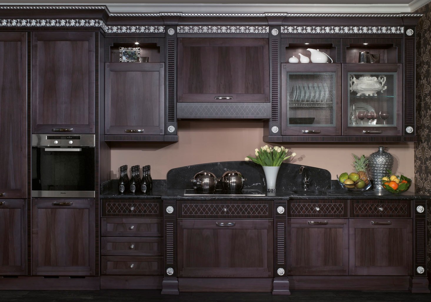 Küche (Garnitur für die Küche) Arca, SILVER - Luxuryfurniture MR