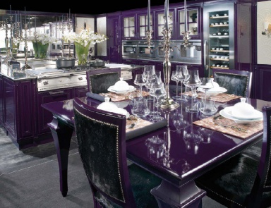 Küche (Garnitur für die Küche) aus Massivholz Brummel, Luxury (glamorous-Möbel für die Küche)