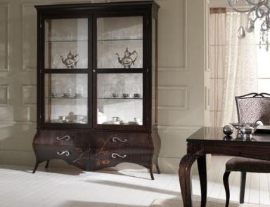 Schrank-Vitrine, Stilema