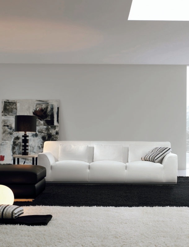 Modulares Sofa, Polsterung Leder oder Textil Madison, Alivar