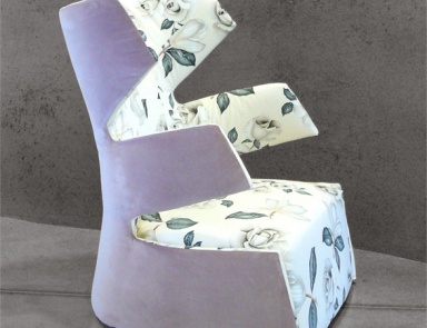 Sessel mit hoher Rückenlehne, Flora - Saba Italia