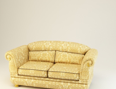 Sofa Zweisitzer aus Massivholz Doniss, Turri