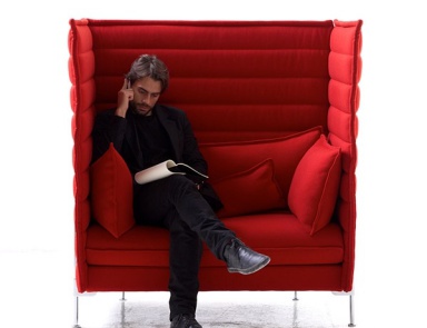 Fauteuil Alcove Love Seat, Vitra (Möbel der Schweiz für das Wohnzimmer)