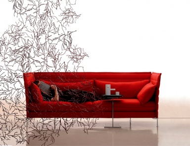 Sofa Alcove Sofa, Vitra (Möbel der Schweiz für das Wohnzimmer)