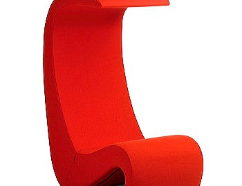 Sessel Amoebe Highback, Vitra (Möbel der Schweiz für das Wohnzimmer)