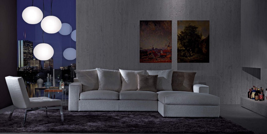 Ecksofa Hudson - Asnaghi (Made in Italy)