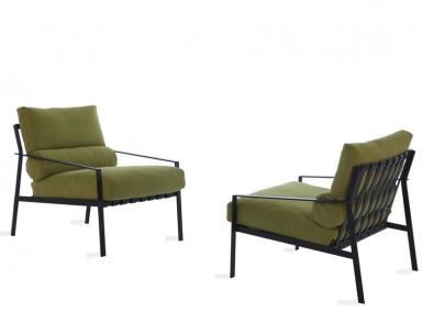 Sessel-Polsterung Leder oder Textil Ozio 034001/034002, Arketipo