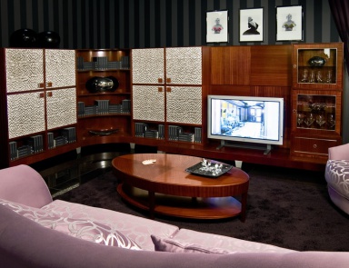 Die Garnitur für das Wohnzimmer Chic Cubica, Minotti Collezioni