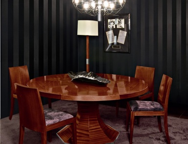 Die Garnitur für das Esszimmer Chic Cubica, Minotti Collezioni