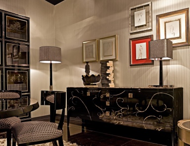 Sideboard aus Holz Luxury Cubica, Minotti Collezioni