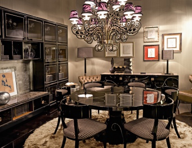 Die Garnitur für das Esszimmer Luxury Cubica, Minotti Collezioni