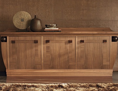 Kommode aus Vollholz, Galimberti Nino (Schrank, Kommode für Wohnzimmer, Italien)