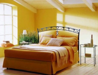 Bett mit hohem Kopfteil Dora, Bontempi Casa (Möbel für das Schlafzimmer Provence)
