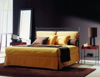 Bett mit hohem Kopfteil Eolo, Bontempi Casa (geschmiedeter Bett)