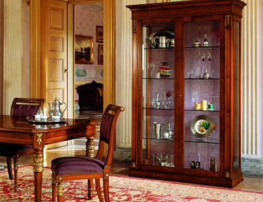 Vitrine aus Massivholz, Fratelli von sanvito