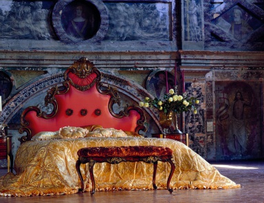 Schlafzimmer (für das Schlafzimmer eingerichtet) Rampoldi