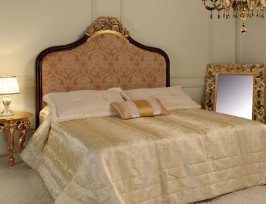 Eine Reihe von Möbeln für das Schlafzimmer Letto Cresta: Doppelbett, Nachttisch, Spiegel im freien - Sm Divani
