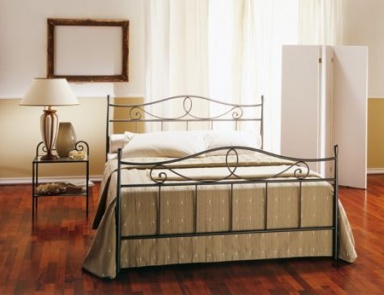 Doppelbett auf Metallrahmen Botticelli, Bontempi Casa (die Möbel im Schlafzimmer country, country-Stil)