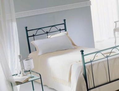 Einzelbett auf Metallrahmen Brunelleschi, Bontempi Casa (die Möbel im Schlafzimmer country, country-Stil)