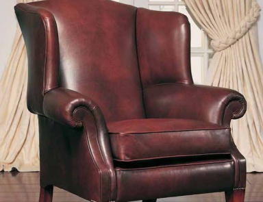Sessel in Lederpolsterung Shaftesbury, Duresta