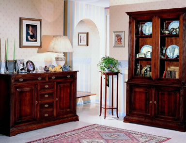 Garnitur für Esszimmer, Schrank, Sideboard, Guerra Vanni