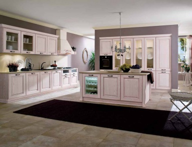 Küche (Garnitur für die Küche) mit der Insel Laguna, Gicinque Cucine