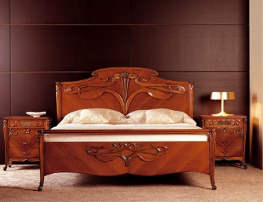 Schlafzimmer Liberty (für das Schlafzimmer eingerichtet) Medea (Möbel Jugendstil, Art nouveau, Liberty)