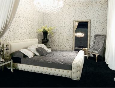 Schlafzimmer (für das Schlafzimmer eingerichtet) Zanaboni (glamorous Polstermöbel)
