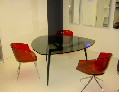 Garnitur für Esszimmer, Tisch, Hocker, Liv ' it