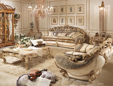 Wohnzimmer (Garnitur für das Wohnzimmer), Riva Mobili D ' Arte