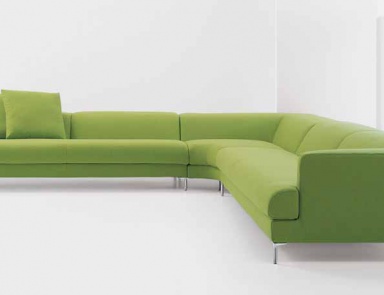 Schlafsofa mit Metallbeinen, Nube