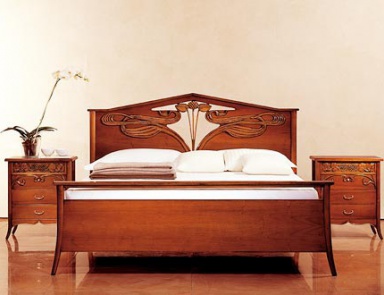 Master Schlafzimmer (Suite Schlafzimmer) Medea, Liberty (Schlafzimmermöbel Jugendstil, Art nouveau und Liberty)