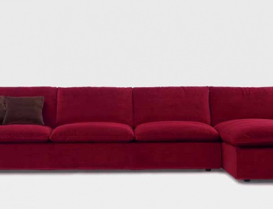 Ecksofa auf niedrigen Stielen, Nube
