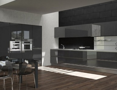 Garnitur für Küche mit Arbeitsplatte aus Quarz Arrital Cucine, Light 5 COLOURS