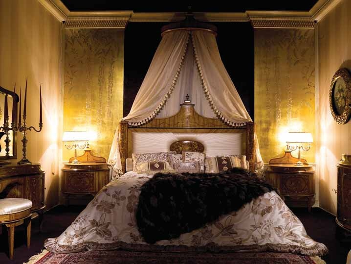 Schlafzimmer (für das Schlafzimmer eingerichtet) Ezio Bellotti