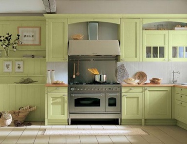 Küche (Garnitur für die Küche) Arrital Cucine, Village GREEN