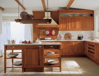 Küche (Garnitur für die Küche) Arrital Cucine, Village CHERRY