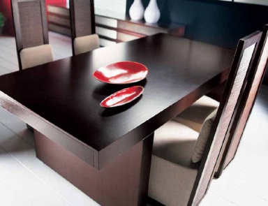 Esszimmer im modernen Stil, Rattan Wood